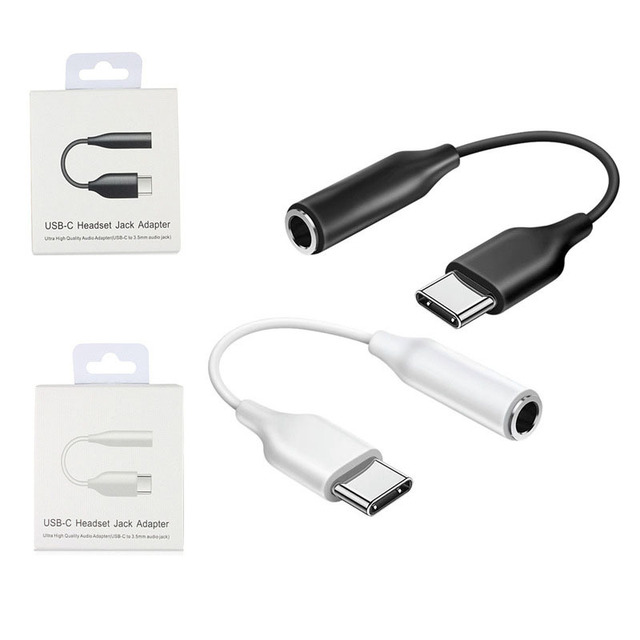 Type-C Headphone Adaptateur Cable Usb-C Aux Jack Adaptateur Converter Usb C Type to 3.5Mm Audio Adapter for Samsung