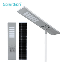 Lampadaire solaire LED intégré en aluminium Solarthon IP65 avec 100W pour utilisation routière