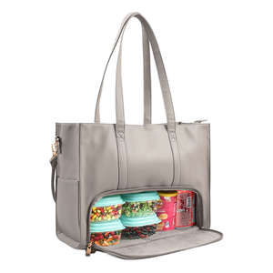 กระเป๋าถือหนังผู้หญิงทรงสวยทันสมัย ผลิตในอินเดีย ขนาดใหญ่ จุของได้เยอะ เหมาะสำหรับใช้ในออฟฟิศ ท่องเที่ยว ช้อปปิ้ง และใช้ในชีวิตประจำวัน มีจำหน่ายแล้ว - Product Image 3