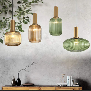Factory Nordic Style Amber Glass Lampshade Ceiling Pendant <strong>Light</strong> <strong>Shade</strong> for <strong>Industrial</strong> Living Room Bar - Product Image 5
