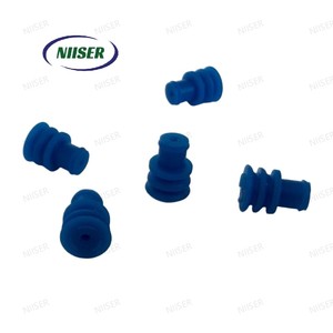 Joint d'étanchéité en silicone bleu à fil unique TE Connectivity 828904-1 pour connecteur automobile étanche série Superseal 1,5 mm - Product Image 5