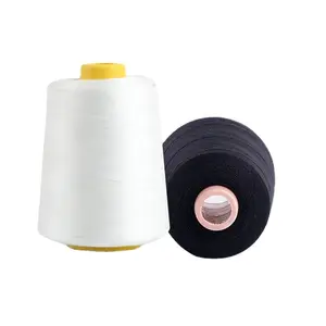 Fils à coudre 100% polyester haute ténacité 402 multicolores 8000 yards teints pour application vestimentaire - Product Image 2