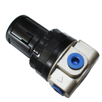 Vanne de réduction de pression d'air série AirTAC SDR, régulateur pneumatique avec manomètre et support pour le contrôle de l'air comprimé