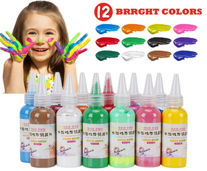 Peinture <span class=keywords><strong>Gouache</strong></span> Lavable pour Enfants, Matériaux Non Toxiques, Couleurs Vives, Idéale pour le Graffiti Mural et les Peintures au Doigt - Vente Chaude - Product Image 1