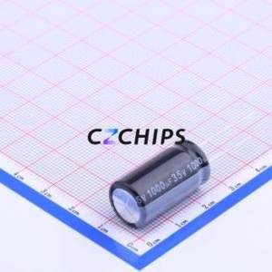 Condensador Electrolítico de Aluminio RGA102M1VBK-1325 de Montaje Pasante, D12.5xL25mm 1000uF 20% 35V 5mm - Product Image 2