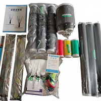 Kit de terminaison à rétrécissement à froid de fiabilité éprouvée pour câble XLPE 3 conducteurs 33 kV extérieur avec joint en silicone