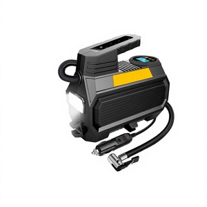 Inflador de Neumáticos Portátil de 12V para Auto con Pantalla LCD, Compresor de Aire de 150PSI con Luz LED para Uso de Emergencia - Product Image 1