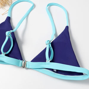 Regalos Navideños, <span class=keywords><strong>Bikini</strong></span> Extremo de Dos Piezas, <span class=keywords><strong>Bikini</strong></span> Sexy para Chicas, Traje de Baño de Retazos, <span class=keywords><strong>Bikini</strong></span> <span class=keywords><strong>Tri</strong></span>ángulo con Tanga - Product Image 4