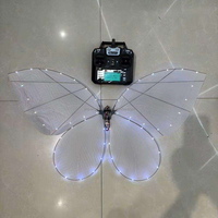 Drone papillon bionique JIN PENG avec ailes battantes et éclairage LED pour spectacle, ambiance festive et cadeau