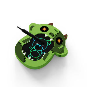 Jouet éducatif Monster 2 en 1, tableau à dessin en silicone, tableau magnétique réutilisable pour enfants, pour écrire et dessiner - Product Image 3