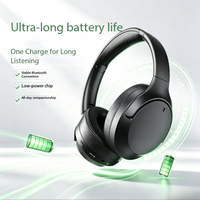 Headphone Nirkabel ANC (Active Noise Cancelling) Berkualitas Tinggi, Headset Over-Ear untuk Olahraga, Pasokan Pabrik Asli