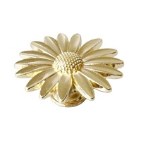 Poignées de meubles et poignées de tiroirs en alliage de zinc motif chrysanthème - Design moderne pour cuisine, chambre et usage extérieur
