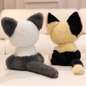 Mayorista Kawaii Mix Color Cat Doll Animal de peluche Gato sentado Juguete Niños Escritorio Decoración Suave Colorido Lindo Simulación Cat Doll - Product Image 6