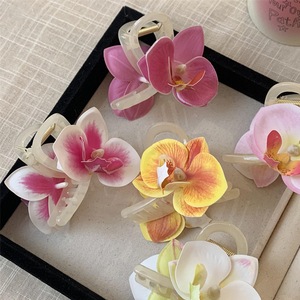 Orquídea artificial de seda, venta al por mayor directa de fábrica, producto de gran demanda. - Product Image 1