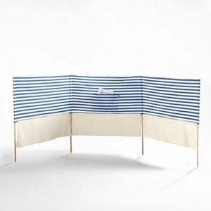 4-5-6 poteaux en <span class=keywords><strong>bois</strong></span>, pare-vent d'abri, grand bouclier de protection contre le vent, clôture coupe-vent de plage d'intimité avec sac de transport pour les vacances de <span class=keywords><strong>Camping</strong></span> en plein air/ - Product Image 1