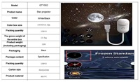 Projecteur LED Mini Portable USB Blanc Moderne Ultra Clair, Lampe Romantique Galaxie Étoile Aurore, Veilleuse Ambiante pour Chambre, Maison, Voiture