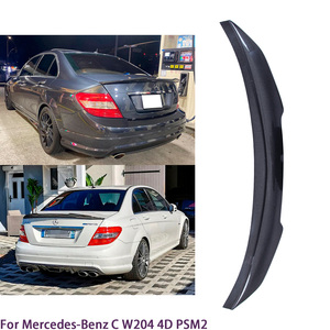 สปอยเลอร์หลังคาร์บอนไฟเบอร์ทรง PSM สำหรับรถยนต์ C-Class W204 4 ประตู ปี 2007-2014 - Product Image 2