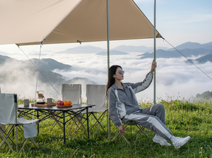 Tente d'extérieur pliable portable, abri solaire, auvent de camping pour pique-nique, protection solaire – Meilleures ventes - Product Image 2