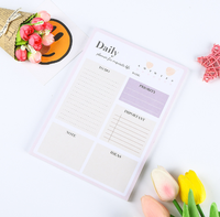 Bloc de Notas Rectangular Personalizado al por Mayor, Bloc de Notas Diario Personalizado para Notas Adhesivas, Logotipo Personalizado, Directo de Fábrica