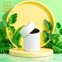 Boîte de conserve Matcha de qualité alimentaire Boîte à thé cylindrique avec couvercle à vis Boîte à café imprimée personnalisée