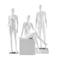 Haute qualité femme Mannequin magasin de vêtements accessoires femme corps complet blanc modèles fenêtre affichage Mannequin support et assis