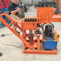 Machine à fabriquer des briques écologiques en argile interverrouillée Nigeria 2-25, machine à fabriquer des blocs