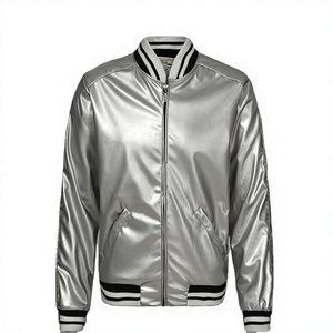 2024 meilleure qualité hommes hiver en cuir véritable imperméable doudoune avec doublure en laine fermeture à glissière grande taille Options - Product Image 1