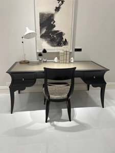 Scrivania in Legno Massello Stile Francese Moderno Taomson Shanghai, Romantica Scrivania di Alta Gamma, Arredamento per Studio e Ingresso - Product Image 6