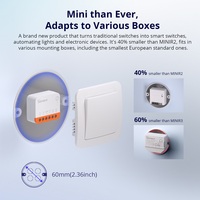Module de commande sans fil intelligent pour la maison intelligente, contrôle bidirectionnel, mini interrupteur intelligent Wifi Sonoff MiniR4