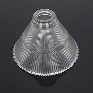 Factory Price Clear Glass Lamp Shade Replacement for Bedroom Decoration Lampshade