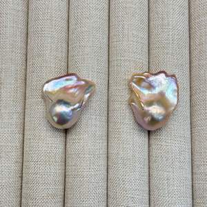 Perlas Barrocas de Agua Dulce Naturales de Zhuji, Coloridas, 25 mm de Largo, 15 mm de Ancho, Luz Intensa, Completamente y Casi Impecables, Venta al por Mayor - Product Image 2