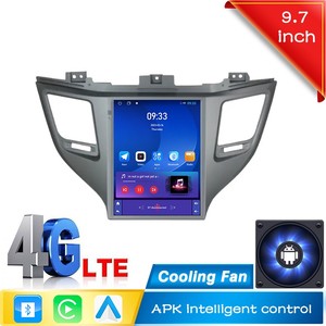 Radio de coche 2Din Android para <span class=keywords><strong>HYUNDAI</strong></span> TUCSON 2016-2018 altavoz estéreo navegación 9,7 "Unidad Principal Multimedia Carplay - Product Image 5