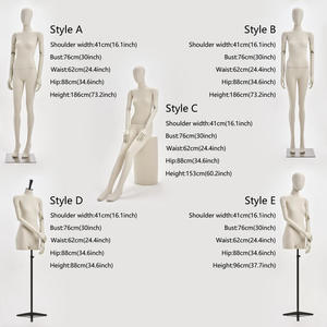 Hoogwaardige vrouwelijke mannequin met hoofd, volledig lichaam van glasvezel, realistisch <span class=keywords><strong>model</strong></span> voor modieuze etalagepresentatie - Product Image 2