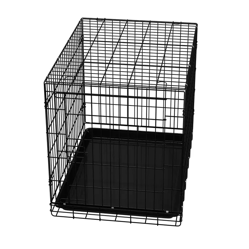 Venta al por mayor pequeña jaula plegable de alambre de metal para pájaros de alta calidad bajo precio jaula para mascotas