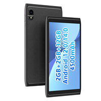 Tablette PC Android 12 haute performance 8 pouces Quad Core 2 Go + 2 Go de RAM 32 Go de ROM Nouveau processeur Rockchip Utilisation professionnelle