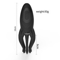 Masseur vibrant portable rechargeable pour hommes, stimulateur de bien-être masculin, masseur de gland en forme de pieuvre, vente en gros OEM