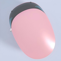 Toilettes électroniques automatiques en céramique, cuvette Wc couleur rose, chasse automatique au sol haut de gamme