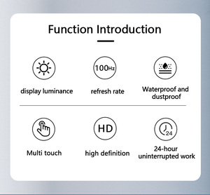 17/17.3/18.5/19/21.5 inch gồ ghề cảm ứng điện dung 4th Core i3 4GB + 128GB IPS mở khung công nghiệp tất cả-trong-một Bảng điều chỉnh PC kho - Product Image 4