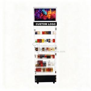 Expositor de suelo LED para tabaco, cigarrillos, cigarros, shisha y snus, vitrina para tiendas y tiendas de conveniencia - Product Image 2