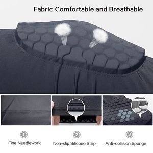 En gros 1 pièce Manchon de protection élastique pour bras et coude en mousse alvéolée, support de protection pour le basketball et le volleyball, pour hommes - Product Image 5