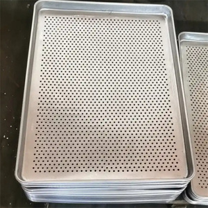 Plaque de cuisson rectangulaire en acier inoxydable Yuking, surface lisse, pour four, qualité alimentaire, écologique, compatible lave-vaisselle, directement de l'usine - Product Image 1