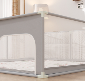 Parc spacieux pour jumeaux Matériau durable et sûr Grande aire de jeu Rails de cour pour bébé et gardes de rail Para Bebes - Product Image 6