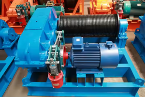 Máy Tời điện tùy chỉnh với dây thép cho cần cẩu Công suất nâng 10-20 tấn - Product Image 3