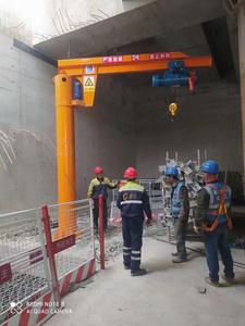 360 डिग्री घूर्णन स्तंभ जिब क्रेन के साथ 500 किलोग्राम 1 टन 2टन 3टन 5टन 10 टन - Product Image 4