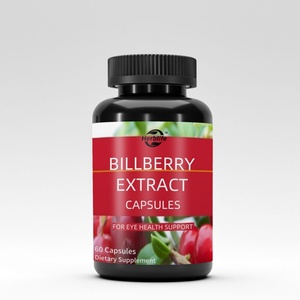 แคปซูลสารสกัดบิลเบอร์รี่ธรรมชาติ ODM OEM ขายส่ง แคปซูลบิลเบอร์รี่ออร์แกนิกเพื่อสุขภาพดวงตาและบำรุงสายตา - Product Image 1