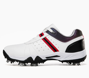 Chaussures de golf à pointes amovibles pour femmes, imperméables, respirantes, légères, à lacets, pour l'entraînement au golf - Product Image 1