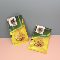 Sachets personnalisés imprimés pour aliments soufflés 40g 100g 160g 200g, sachets de film pour snacks, bonbons, chips de pommes de terre séchées, plantains, bananes, scellés au dos