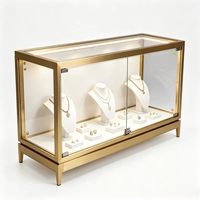 Vitrines à bijoux en acrylique personnalisables GZowin avec éclairage LED pour les bijouteries, les salles d'exposition de luxe - Écologiques et durables
