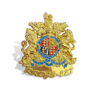 Großhandel Hochwertige personal isierte benutzer definierte Zink legierung 3d Logo Metall Abzeichen - Product Image 1