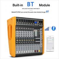 Mélangeur audio professionnel PM8 à huit canaux pour console de mixage karaoké Dj